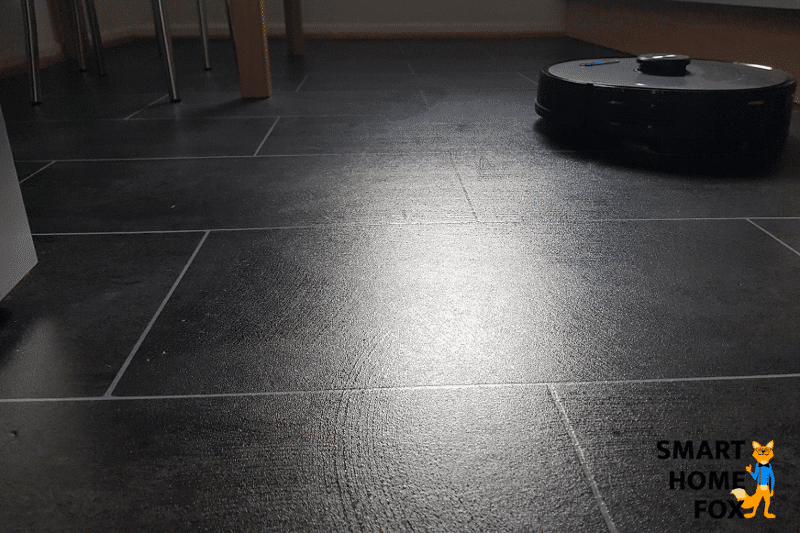 test nettoyage aspirateur robot m8 pro lavage sol